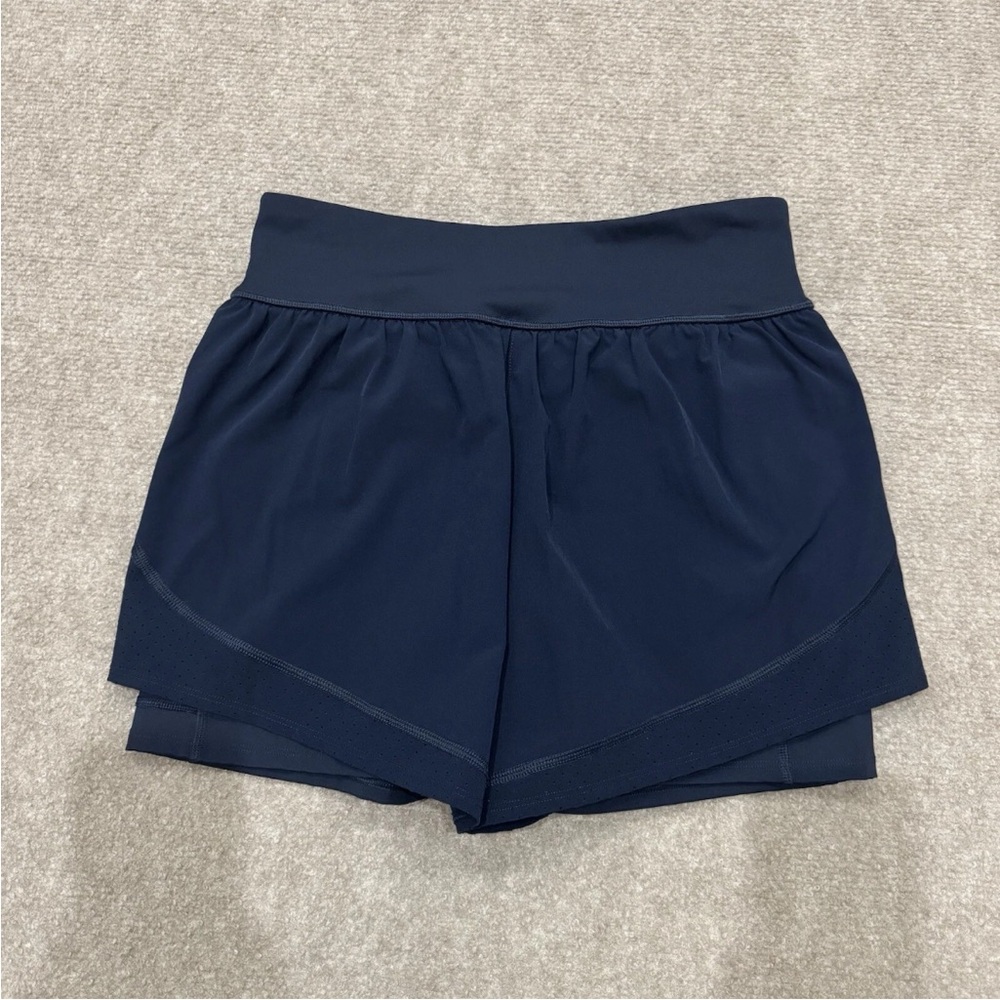 Spanx Get Moving Women's Navy Blue Athletic Shorts